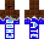 dark blue wrapped derpy milk chocolate bar man
