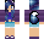 galaxy wolf girl