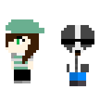 galaxygarfield and honeybadgerjojo