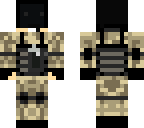 hooded army man