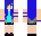 itsfunneh blue hair