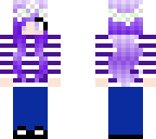 kawaii purple haired girl