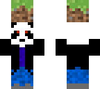 panda with dirt
