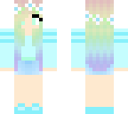 pastel rainbow girl edit