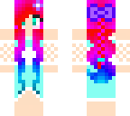 pink haired girl