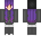 purple emo girl