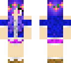 purple hair girl