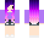purple hair girl