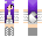 purple wolfgirl