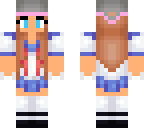 school girl with cap