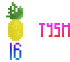 sixteen pineapples
