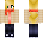 a girl with a scarf