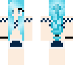 blue bathing suit