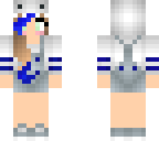 blue dino girl