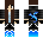 blue ender dragon girl