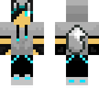 blue gray wolf boy