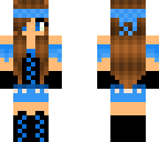 blue pirate girl
