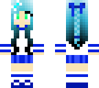 blue school girl