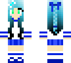 blue school girl edit