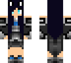 blue warrior wolf girl