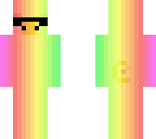 cool kid rainbow piggy