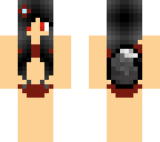 demon werewolf in swimsuit