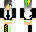 green and yellow tux girl 