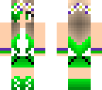 green flower edit