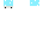 kawaii blue mushroom