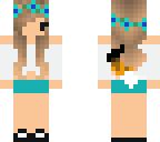 kawaii fox chibi teal