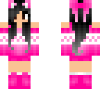 me in a pink sweater xd