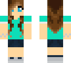 normal girl blue