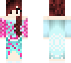 pink brunette elsa