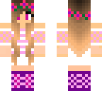 pink white purple girl