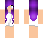 purple haired towel