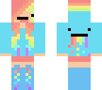 rainbow derp girl