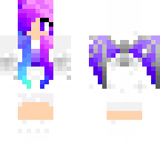 winged tie-dye hair girl