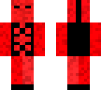 black and red skin