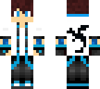 blue and black dragon boy