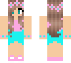 blue and pink girl