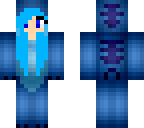 blue hair stitch