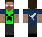 blue jacket herobrine