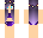 cute purple bikini