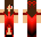 edited red dress
