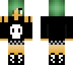 gothic green girl