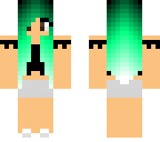 green hair
