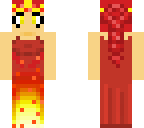 lava dress with particles