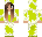 neon girl in cow suit or onesie