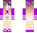 purple pretty girl