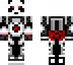 red cyborg panda
